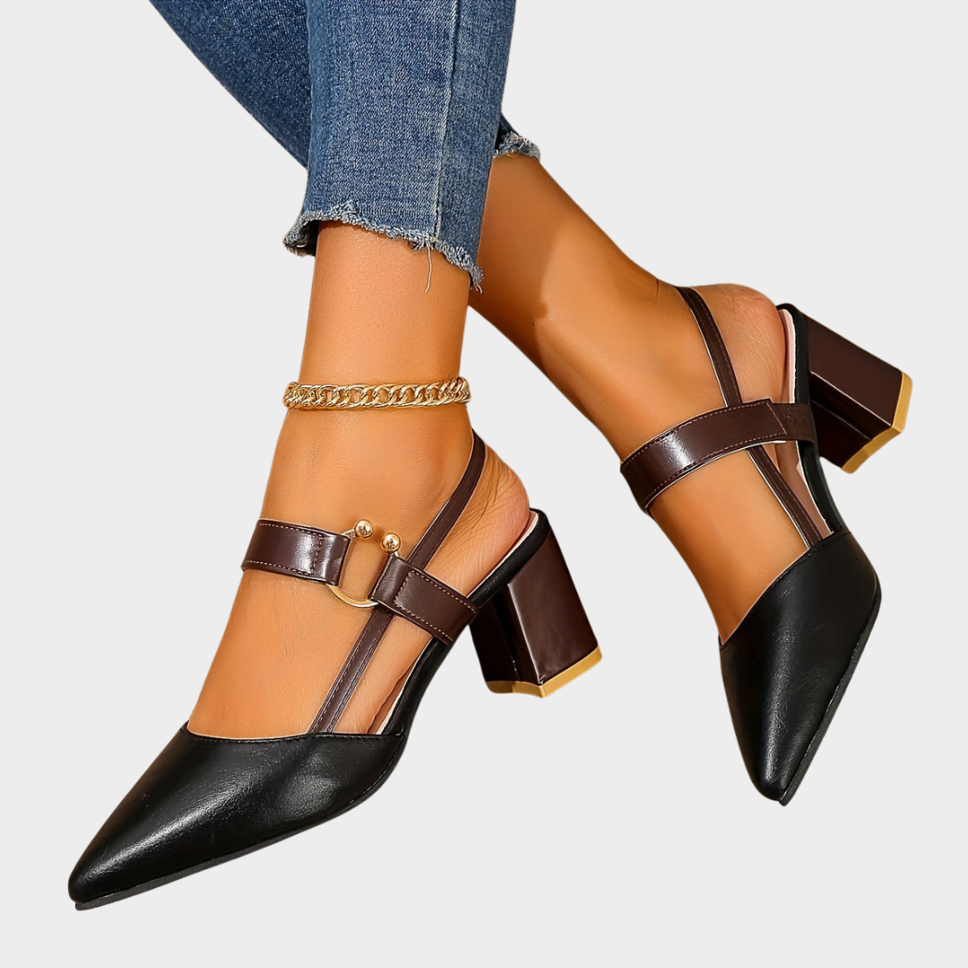Mirelle - Pointed-toe block heels