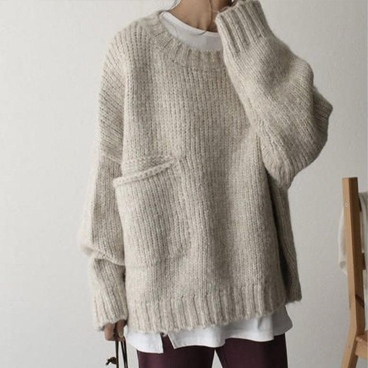 Esme – Luxe Oversized Jumper with Pocket