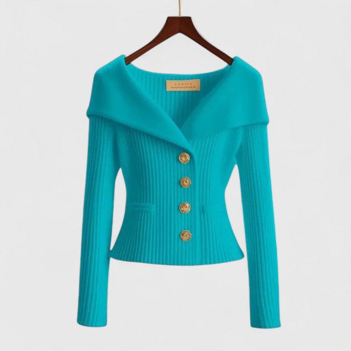 Gabrielle - Sculpted Knit Cardigan