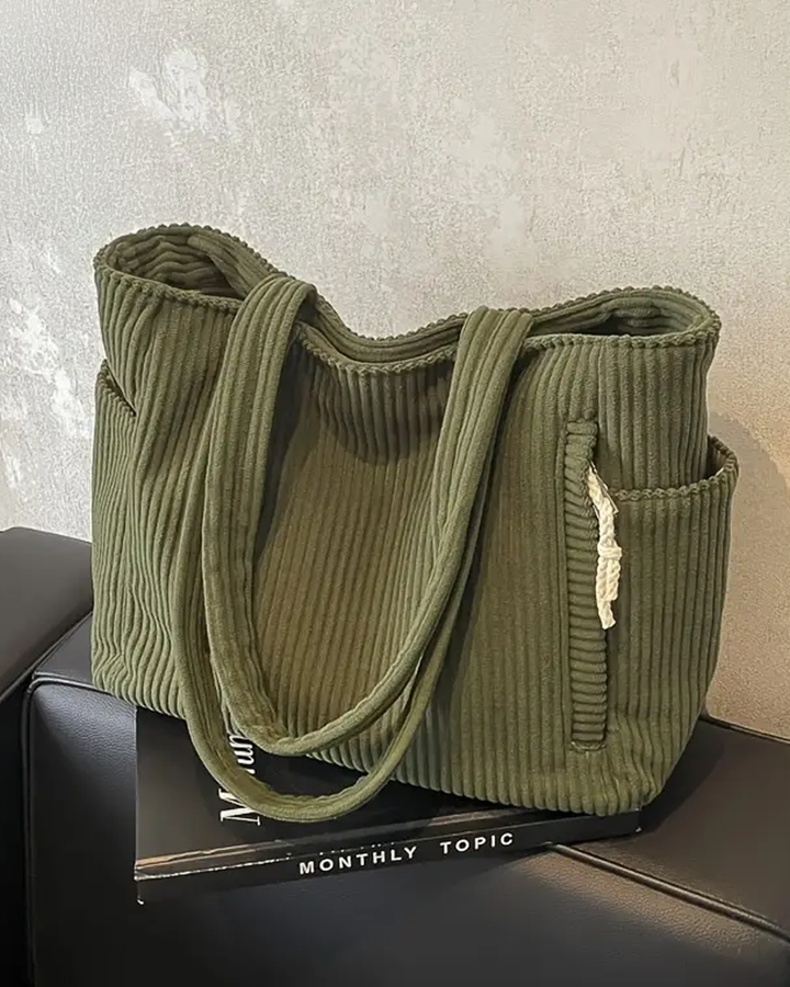 Freya – Ribbed Tote Bag