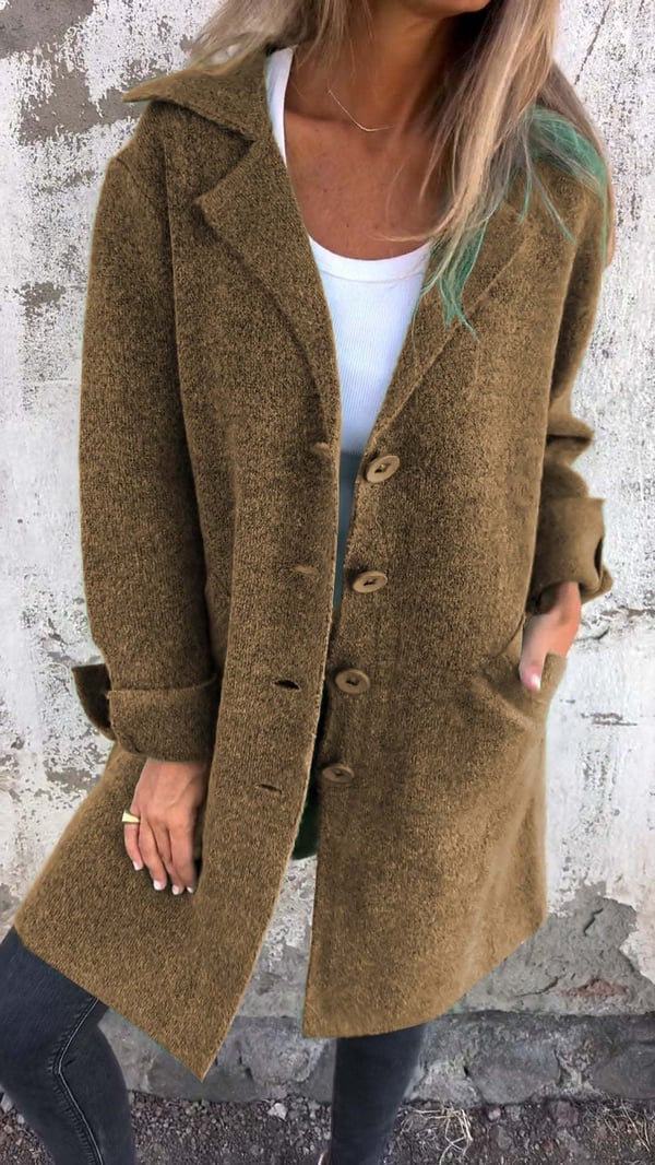 Candace – Effortless Elegance Long Blazer Coat
