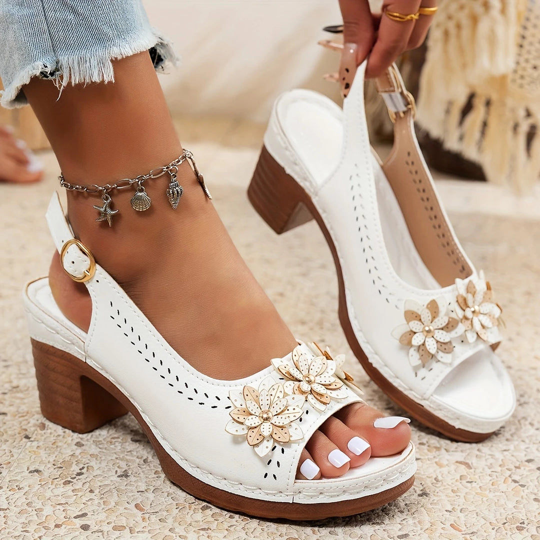 Diana - Stylish Thick Heeled Sandals