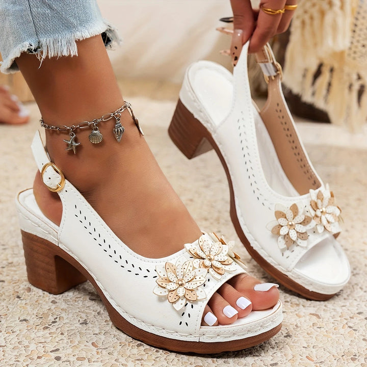 Diana - Stylish Thick Heeled Sandals