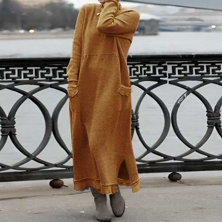 Madeline – Cozy Elegance in a Winter Dress