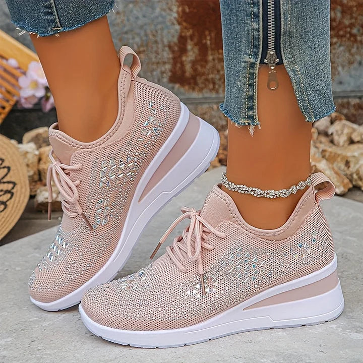 Delphine – Orthopaedic Trainers with Sparkling Elegance