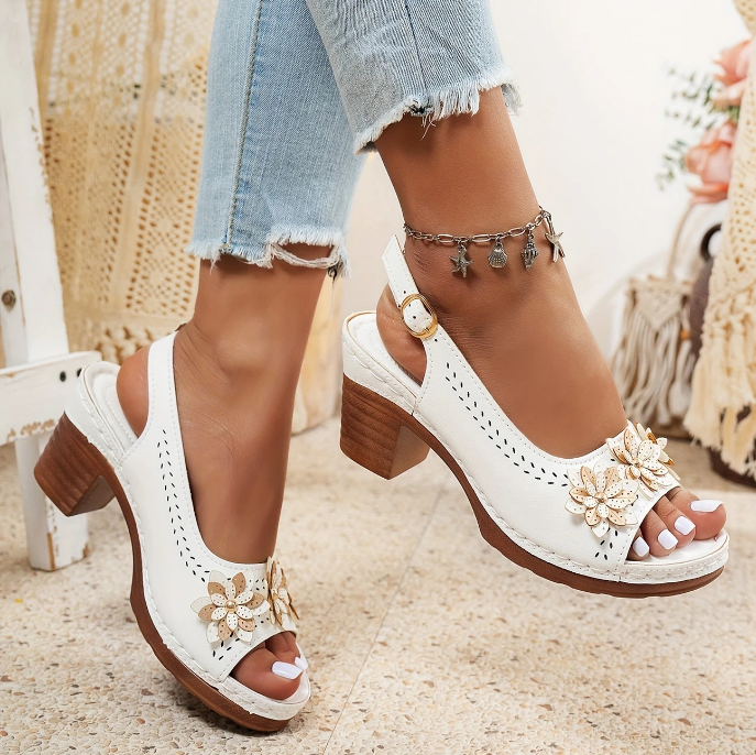 Diana - Stylish Thick Heeled Sandals