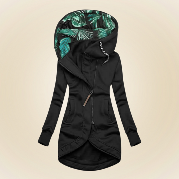 Raya – Cozy Hooded Coat for Warmth and Confidence