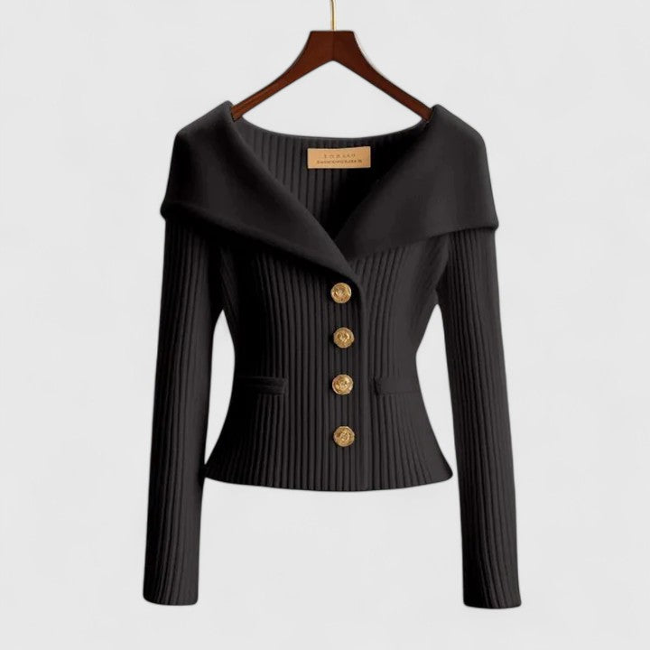 Gabrielle - Sculpted Knit Cardigan