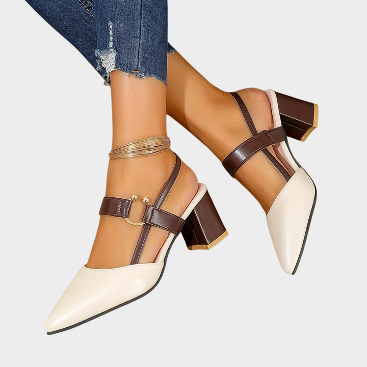 Mirelle - Pointed-toe block heels