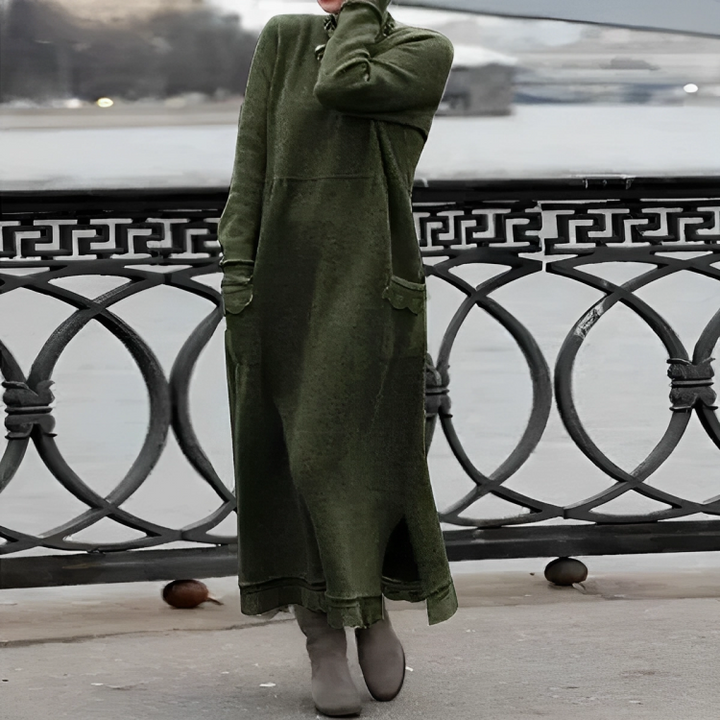 Madeline – Cozy Elegance in a Winter Dress