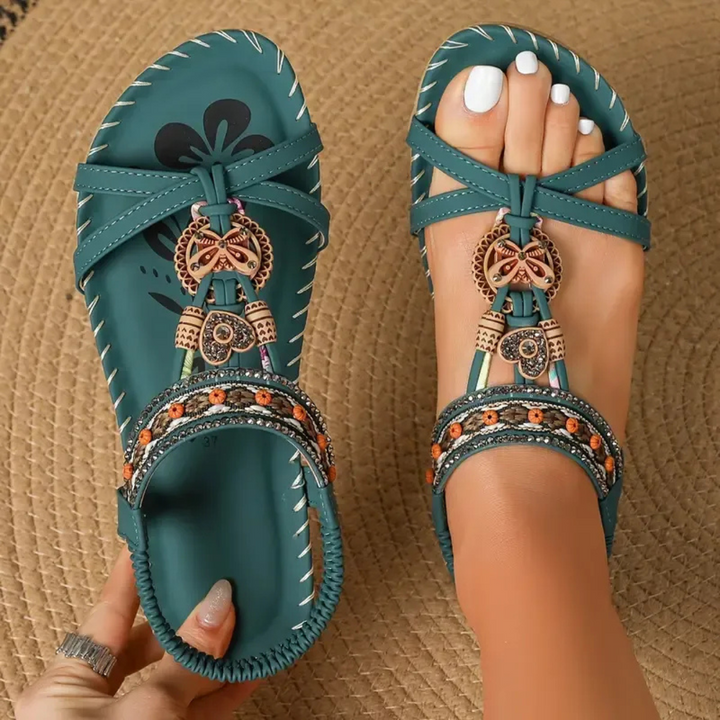 Elena – Orthopaedic Comfort Sandals with Ibiza Elegance