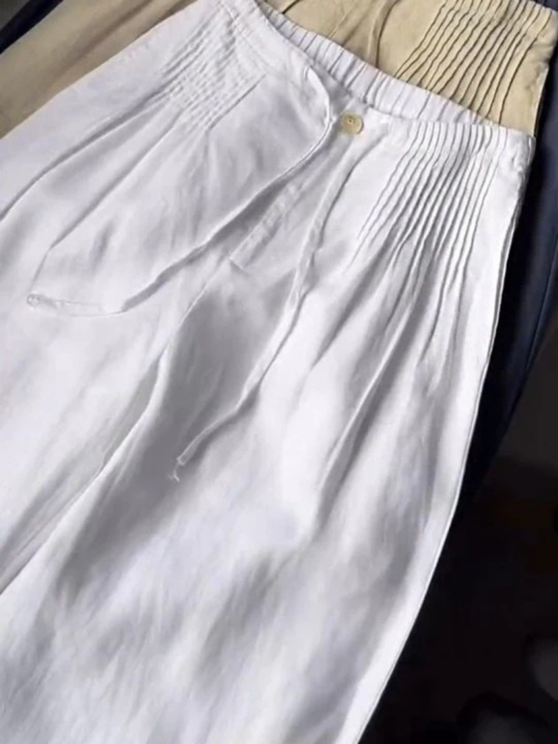 Liora – Effortless Comfort Cotton-Linen Wide-Leg Pants