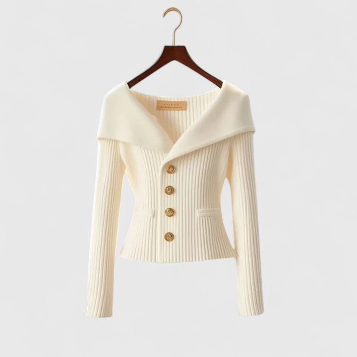 Gabrielle - Sculpted Knit Cardigan