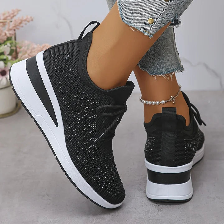 Delphine – Orthopaedic Trainers with Sparkling Elegance