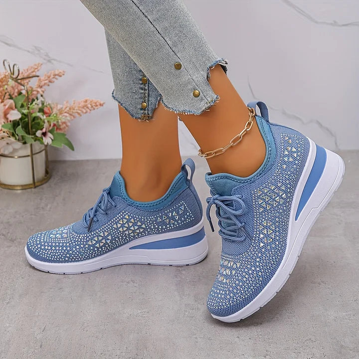 Delphine – Orthopaedic Trainers with Sparkling Elegance