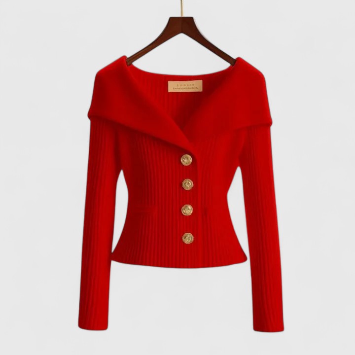 Gabrielle - Sculpted Knit Cardigan