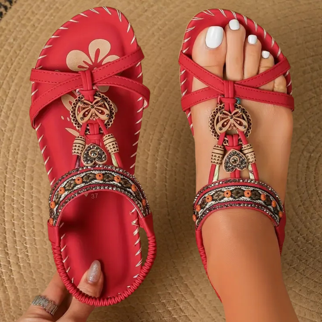 Elena – Orthopaedic Comfort Sandals with Ibiza Elegance