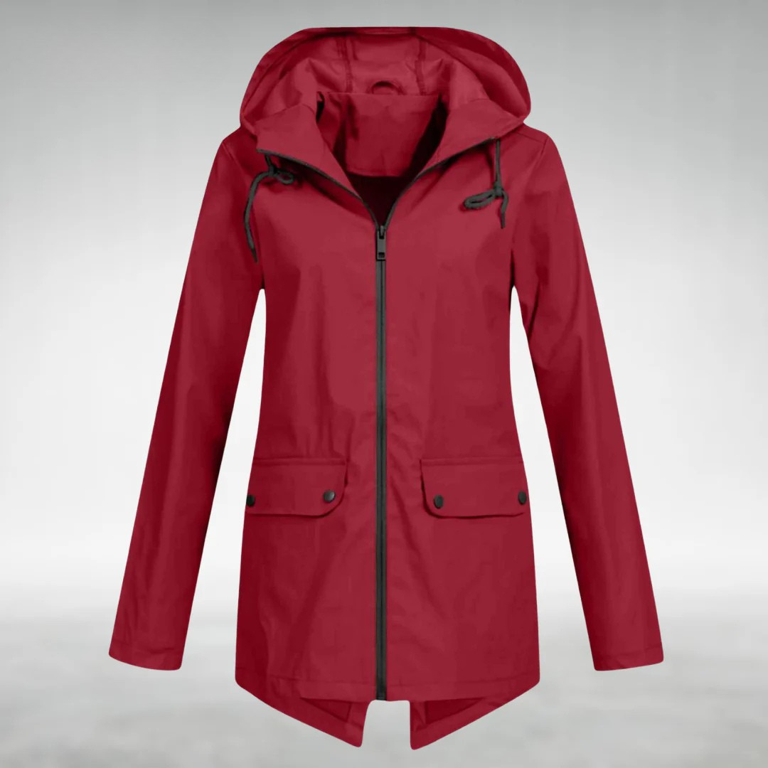 Amélie - Confidently Dry, Effortlessly Stylish Waterproof Hooded Jacket