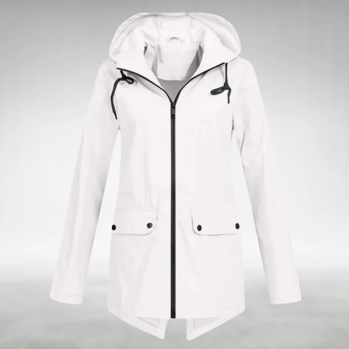 Amélie - Confidently Dry, Effortlessly Stylish Waterproof Hooded Jacket