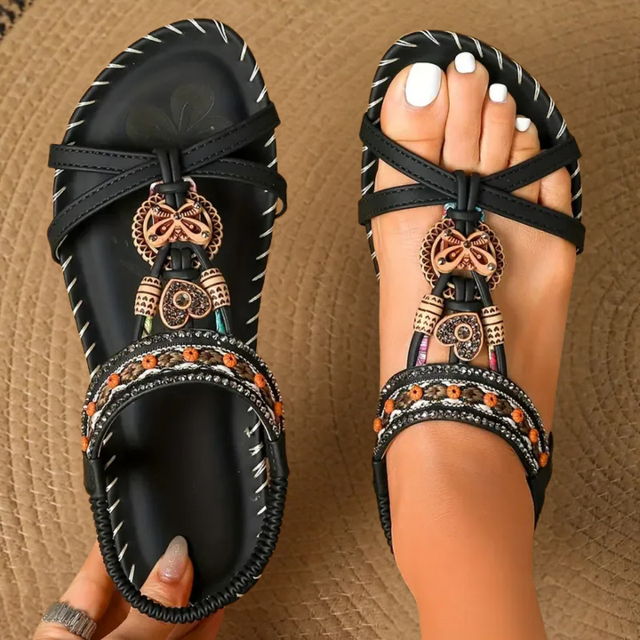 Elena – Orthopaedic Comfort Sandals with Ibiza Elegance
