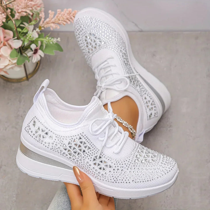 Delphine – Orthopaedic Trainers with Sparkling Elegance