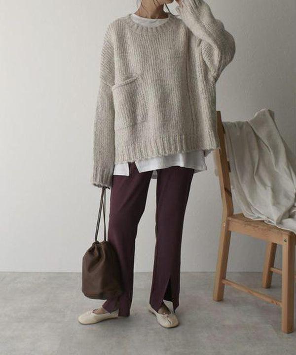 Esme – Luxe Oversized Jumper with Pocket