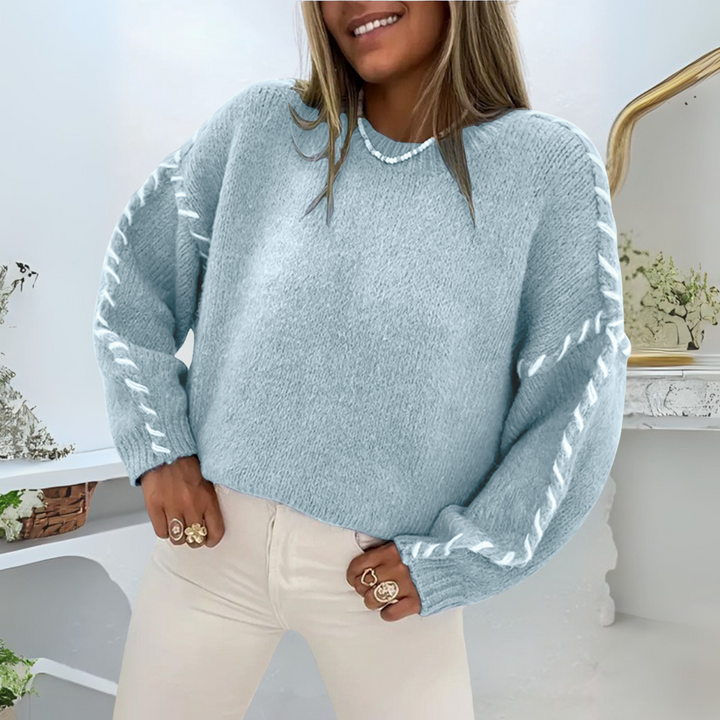 Charlène – Relaxed Beauty and Lasting Comfort Long Sleeve Sweater