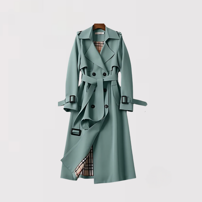 Nina – Timeless Double-Breasted Trench Coat
