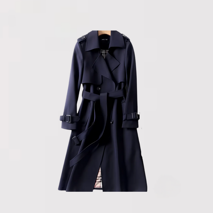 Nina – Timeless Double-Breasted Trench Coat