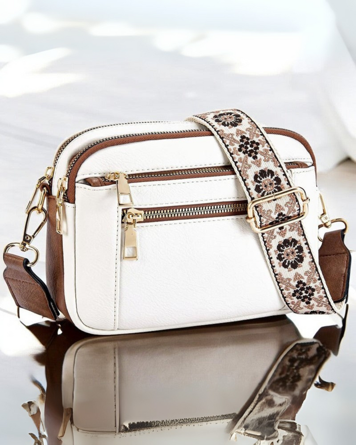 Éloise – Elegant Leather Shoulder Bag with Smart Compartments