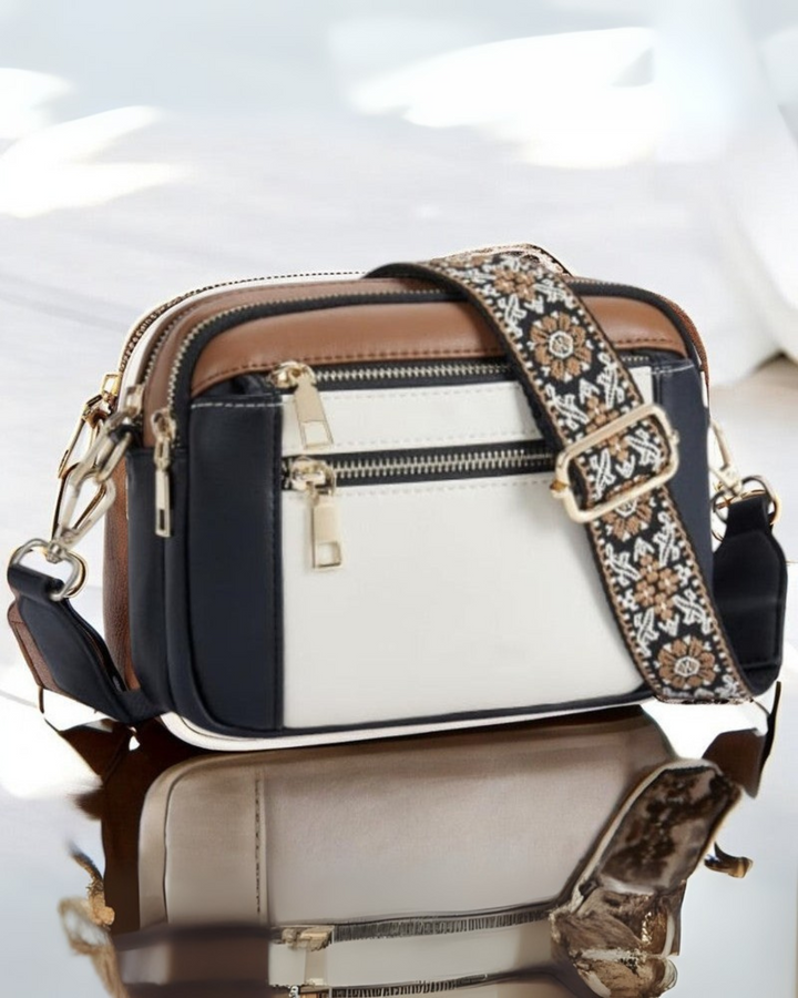 Éloise – Elegant Leather Shoulder Bag with Smart Compartments
