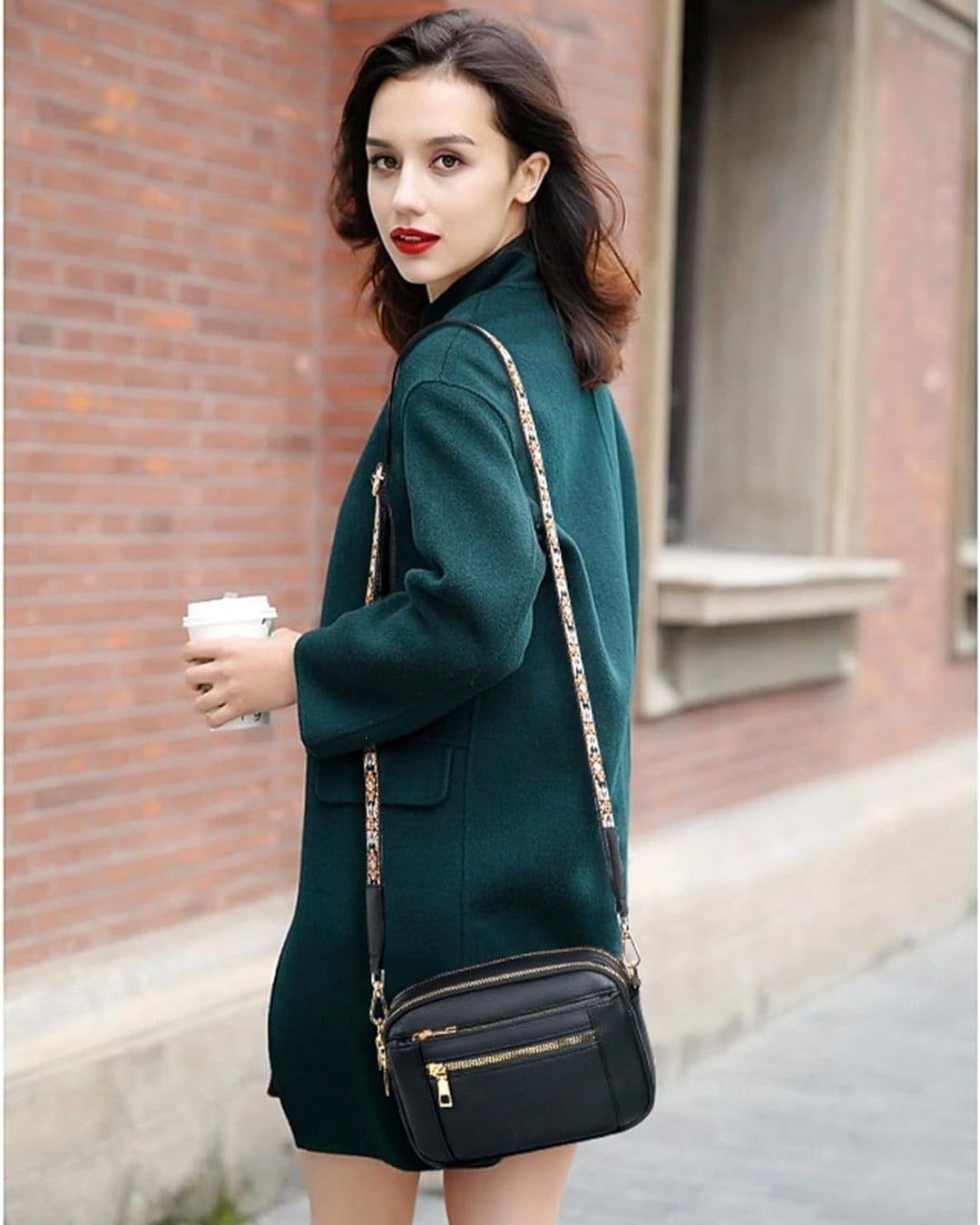 Éloise – Elegant Leather Shoulder Bag with Smart Compartments