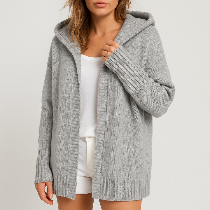 Heidi - Cozy oversized hooded cardigan