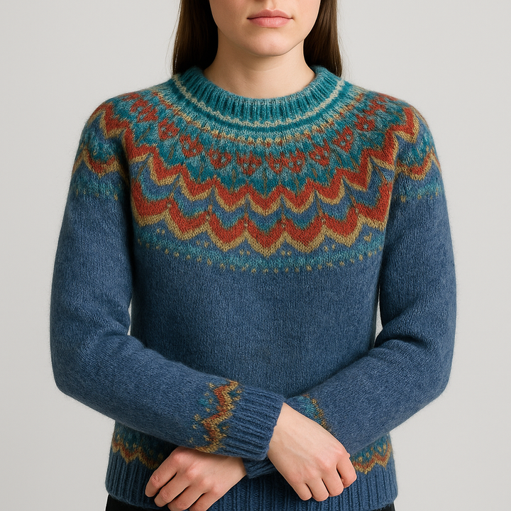 Belle - Vintage Crew Neck Sweatshirt