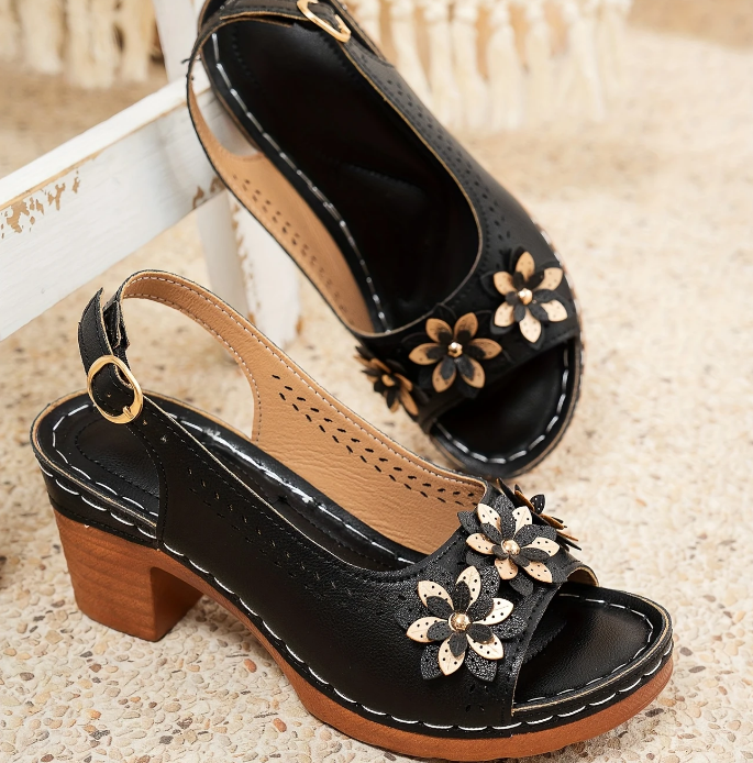 Diana - Stylish Thick Heeled Sandals