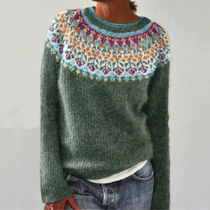 Rylie – Cozy Vintage-Inspired Knit Sweater