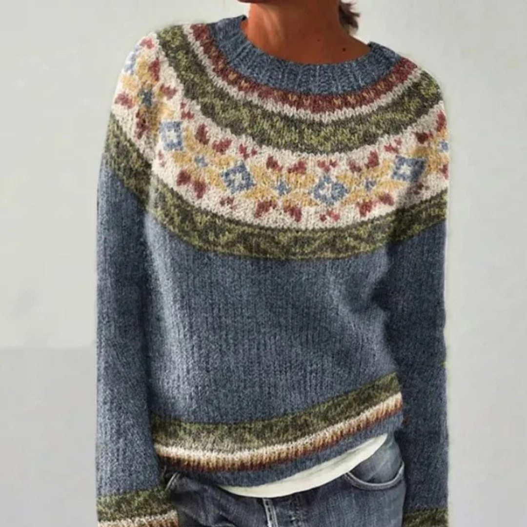 Rylie – Cozy Vintage-Inspired Knit Sweater