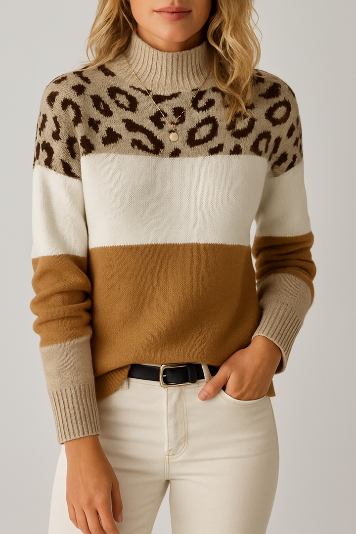 Chelsea – Stylish Leopard Sweater