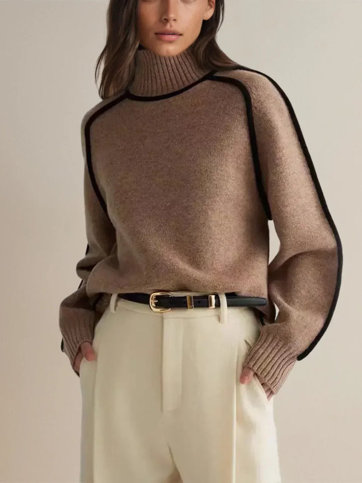 Aisha – Elegant Turtleneck Sweater for Effortless Sophistication