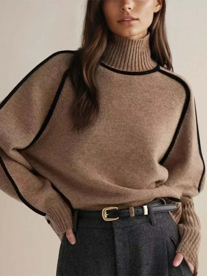 Aisha – Elegant Turtleneck Sweater for Effortless Sophistication