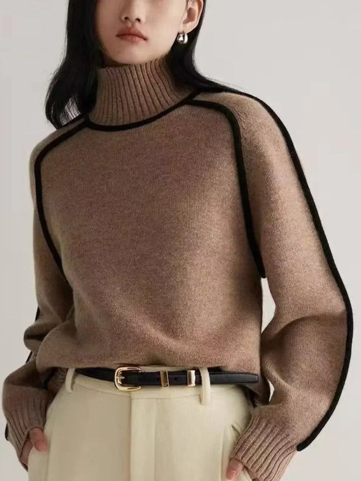 Aisha – Elegant Turtleneck Sweater for Effortless Sophistication