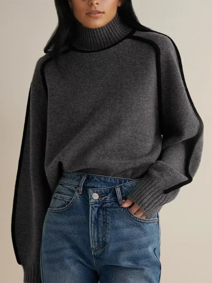 Aisha – Elegant Turtleneck Sweater for Effortless Sophistication