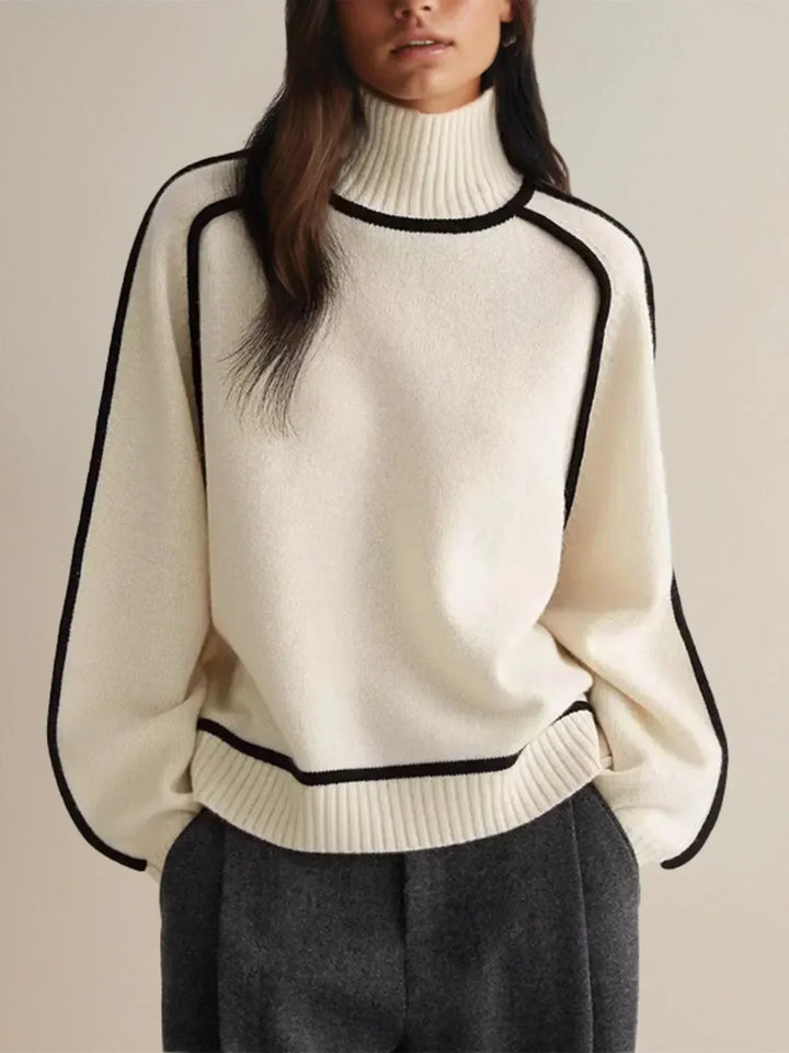 Aisha – Elegant Turtleneck Sweater for Effortless Sophistication