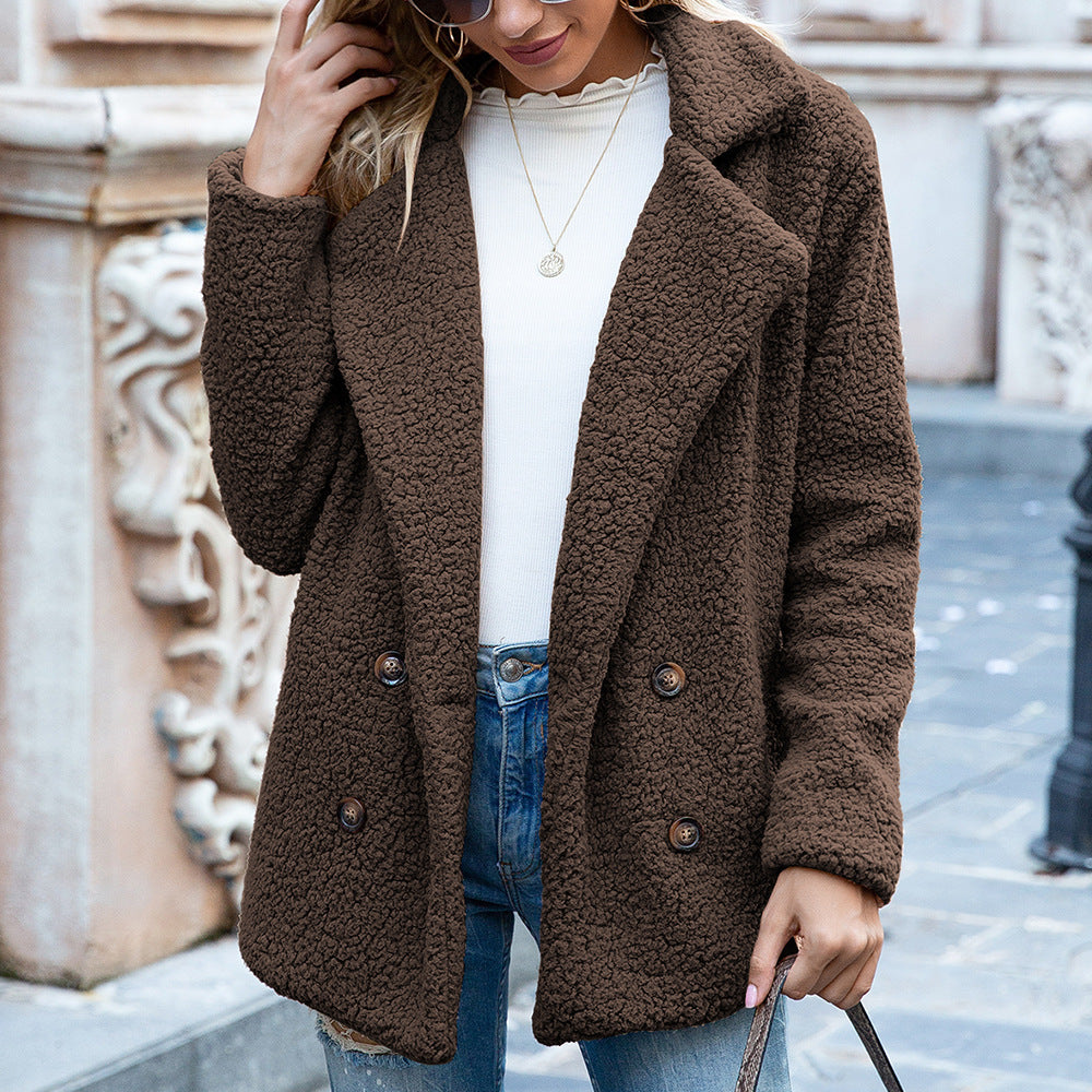 Beverly - Cozy Lapel Collar Jacket