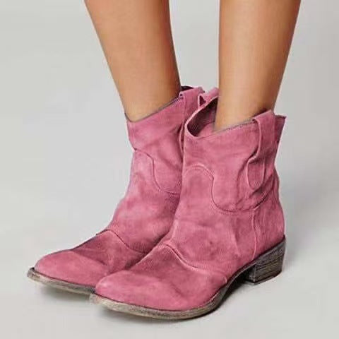 Leila – Comfortable Suede Ankle Boots