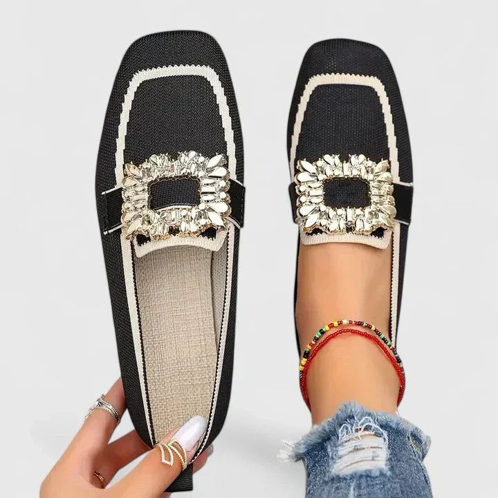 Piper – Orthopaedic Loafers with Sparkle & All-Day Ease