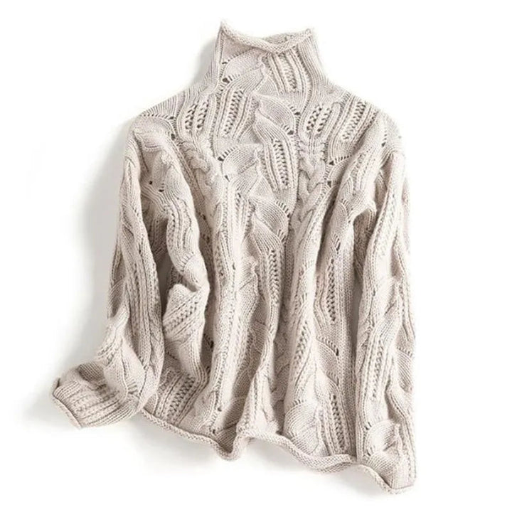 Brielle – The Cable-Knit Sweater That Wraps You in Effortless Elegance