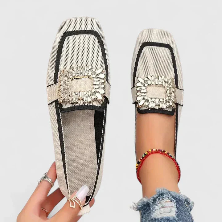 Piper – Orthopaedic Loafers with Sparkle & All-Day Ease