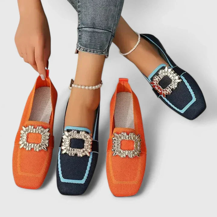 Piper – Orthopaedic Loafers with Sparkle & All-Day Ease