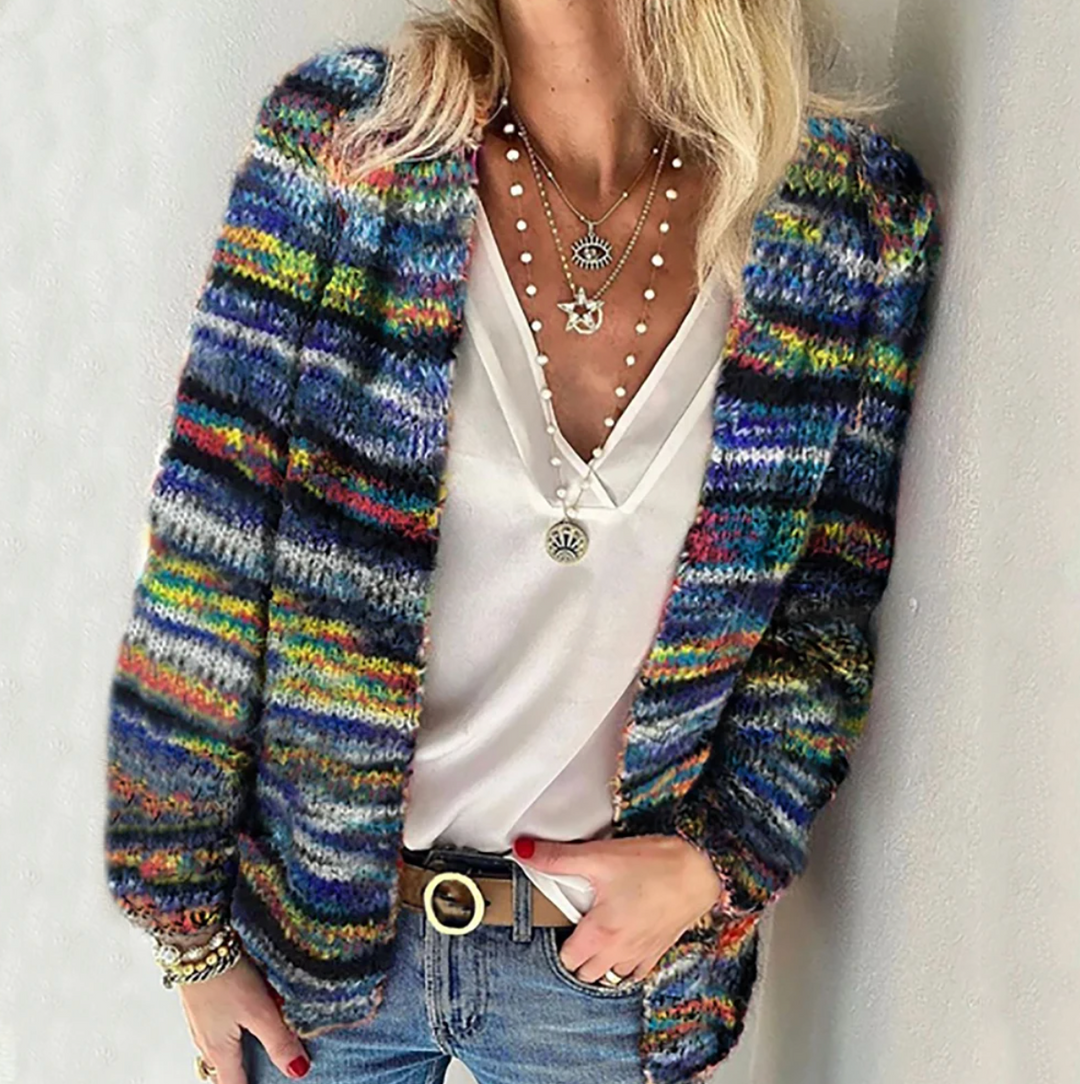 Camille – The Cardigan That Wraps You in Colourful Comfort